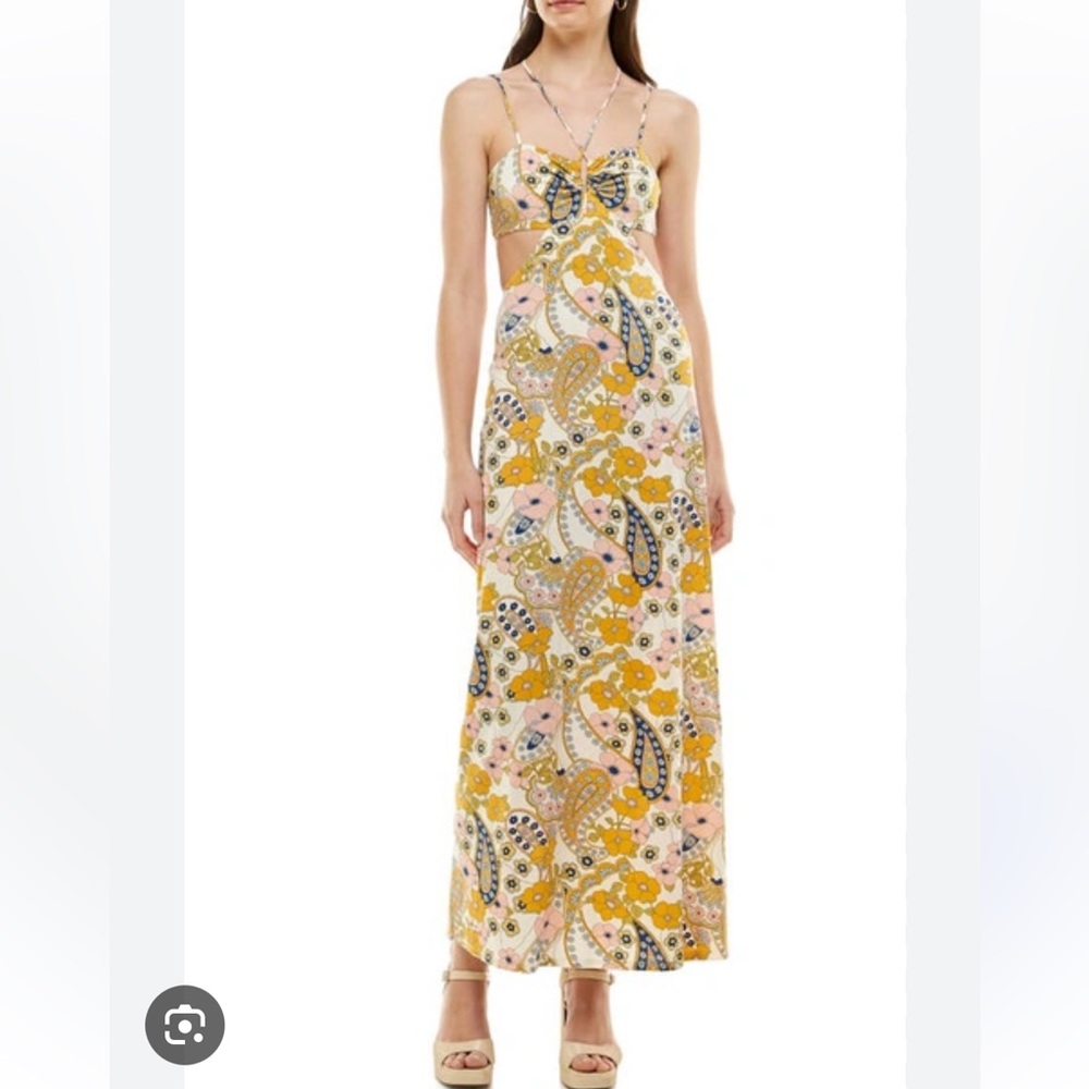 Wayf Heiress Halter Neck Dress